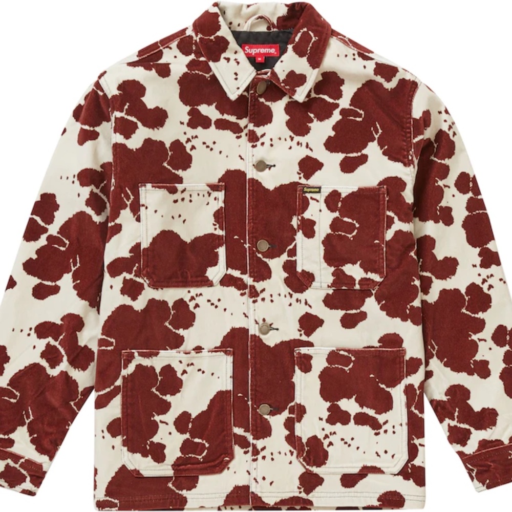 Supreme Velvet Chore Coat Cow